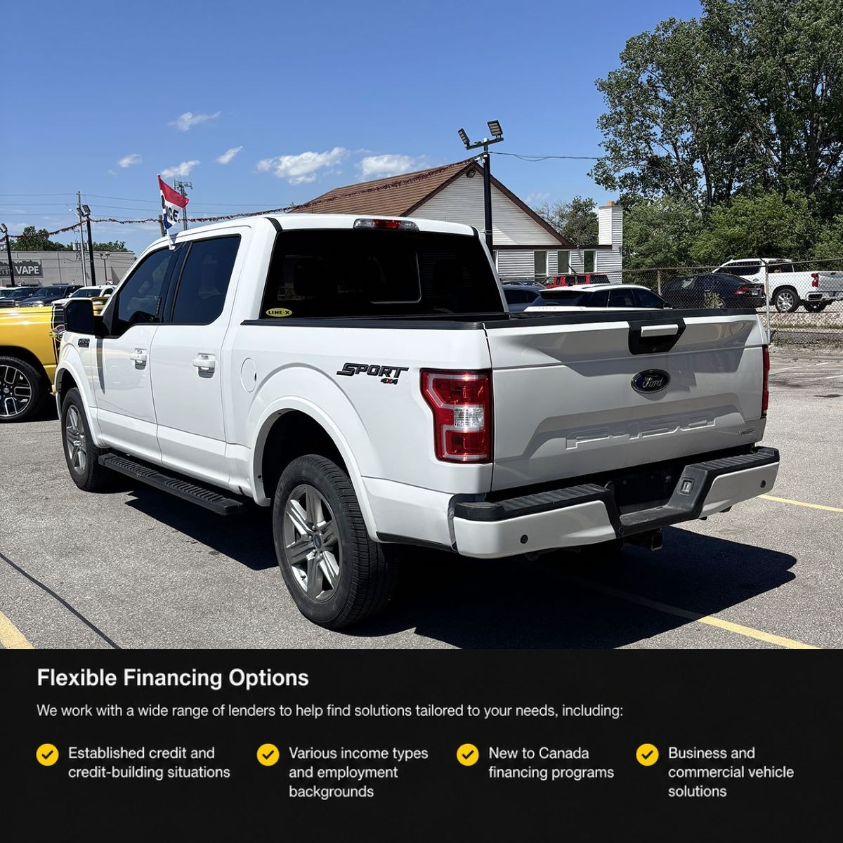 2018 Ford F150XLT Sport | Super Crew | P.Seats | Side Steps & More